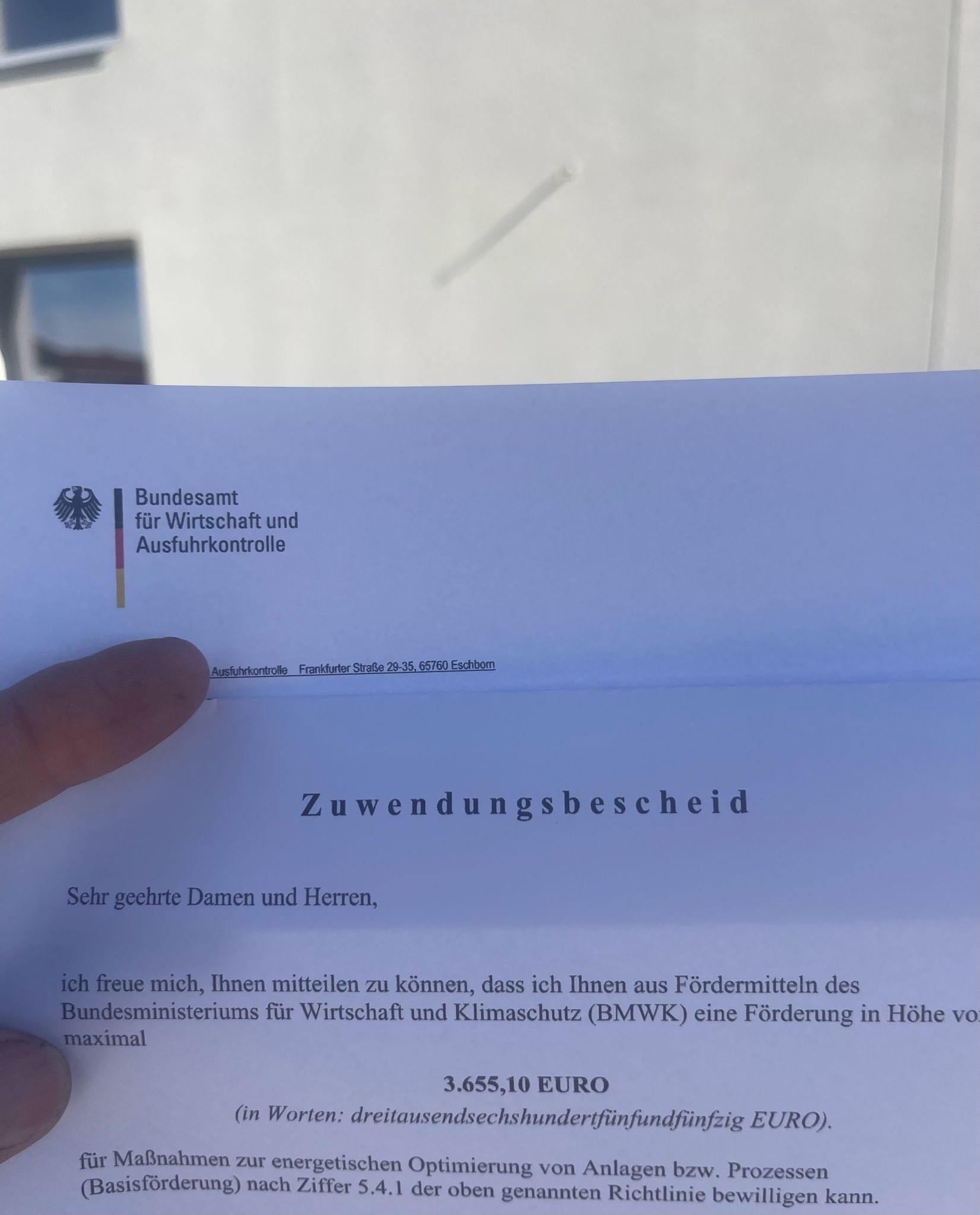 Förderung